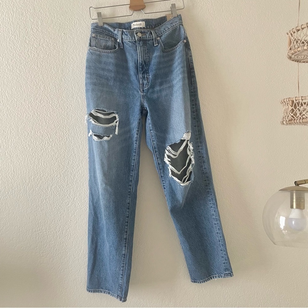 NWT Madewell The DadJean in Amaron Wash Ripped Edition - Picture 6 of 8